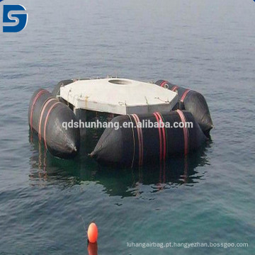 Airbags de borracha inflável para o lançamento do navio e levantamento pesado